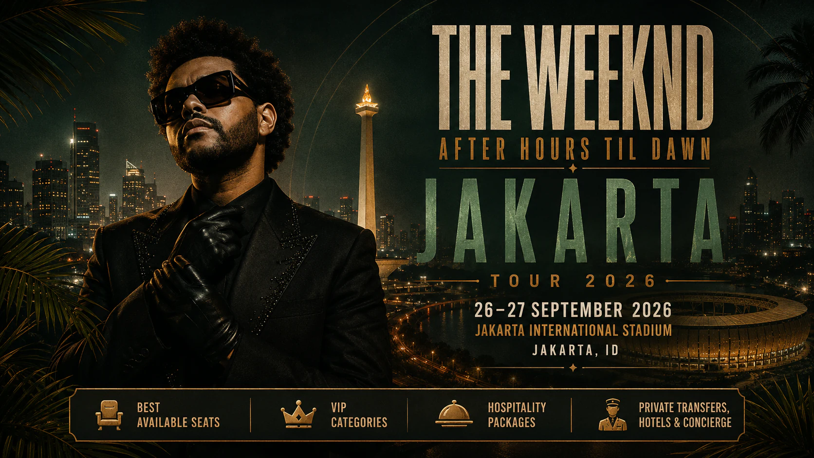 The Weeknd в Джакарте - After Hours Til Dawn Tour 2026